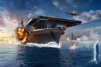 World Of Warships Game Wallpapers (DESKTOP BACKGROUNDS)