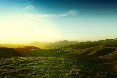 Beautiful Green Hills Wallpapers
