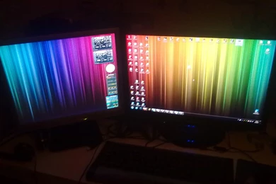 Dual Monitors And 2960x1050