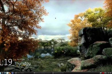 Linux Mint 17.1 KDE Animated Desktop   YouTube