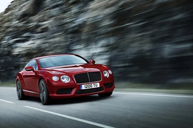 Bentley Continental GT V8 Front View Desktop Wallpapers ...