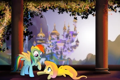 Fluttershy Ponies Rainbow Dash My Little Pony Friendship Is Magic ...