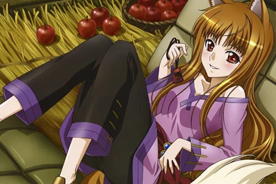 Apples, Wheat, And Holo   Spice And Wolf Wallpapers
