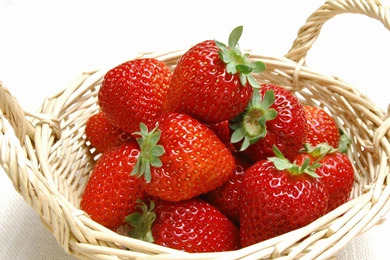Download Wallpapers 1920x1080 Strawberry, Basket, Ripe, Fresh Full ...