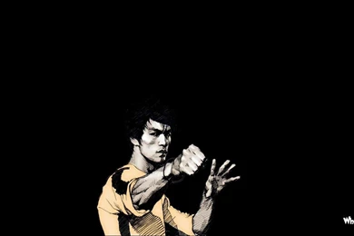 Bruce Lee Karate With Balck Backgrounds HD Wallpapers