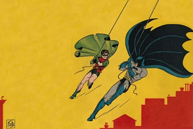 Batman And Robin Swinging