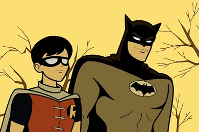 SuperHD.pics: Batman Robin Cartoons Desktop Bakcgrounds