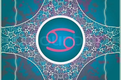 Zodiac Sign Cancer. What Is Karma? Vector Circle With Zodiac Signs ...