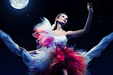 Hot Fantasy Girl Colors Shadow 3D Wallpapers