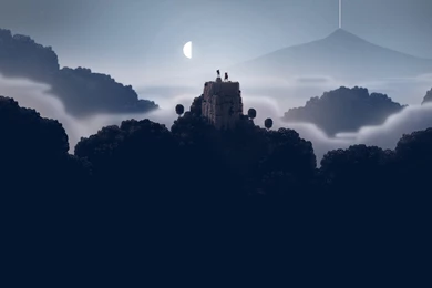 Digital Art Pixel Art Moon Video Games Superbrothers Sword Amp ...