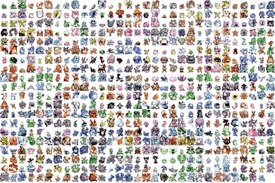 Nintendo, Pokemon, Pixel Art, Artwork, Sprites :: Wallpapers
