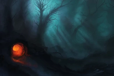 Cave Light In The Dark Forest, 1920x1080 HD Wallpapers And FREE ...