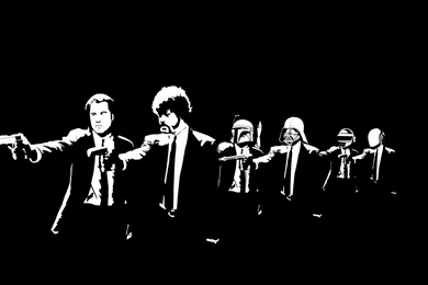 A Homemade Wallpapers For Fans Of Pulp Fiction, Star Wars, And Daft ...