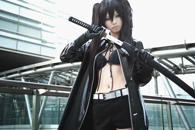 Download Wallpapers, Download 2560x1920 Black Black Rock Shooter ...