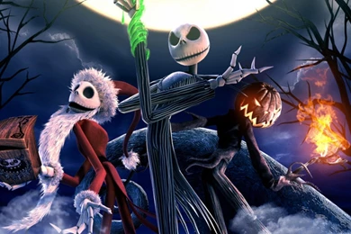 1680x1050 The Nightmare Before Christmas Skeletons Desktop PC And ...