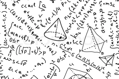 Seamless Backgrounds With Math Formulas EPS 8