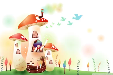 Childhood Fairytales Mushroom House