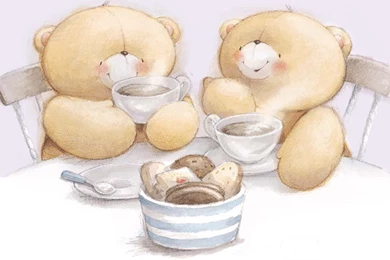 Wallpapers Cute Bears My Sweet World Friends Forever 1024x768 ...