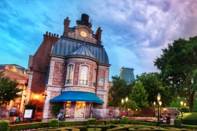 Disney World At Sunset Wallpapers