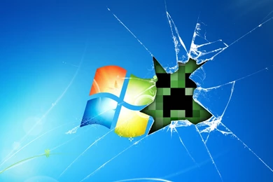 Download Wallpapers 1440x900 Windows, Minecraft, Game, Glass ...