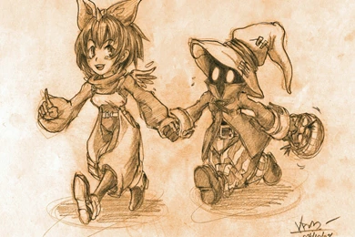 Final Fantasy Vivi (Final Fantasy IX) Eiko Carol Wallpapers ...
