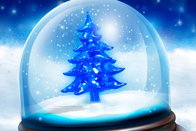 Free HD Snowy Christmas Tree Wallpapers