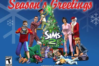 The Sims 2 Season's Greetings   The Sims 2 Wallpapers (644607)   Fanpop