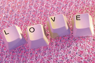 Cool Backgrounds With Romantic Pink Love Accessories