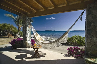 Hammock On Beach
