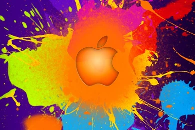 Colorful Paint Splash Apple Logo iPhone 5 Wallpapers / IPod ...