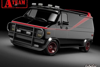 A Team GMC Van