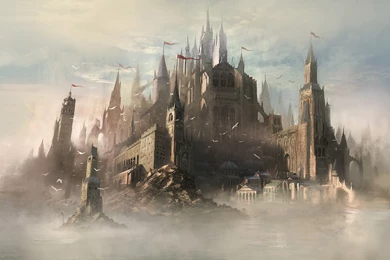 Magical Witch Castle HD Desktop Wallpapers