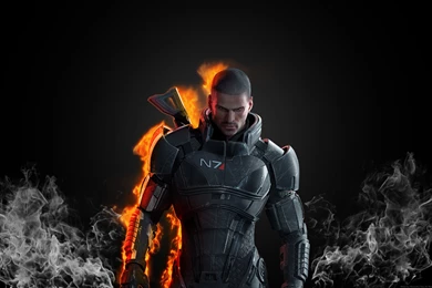 DeviantArt: More Like Shepard Black Style Wallpapers By SKstalker