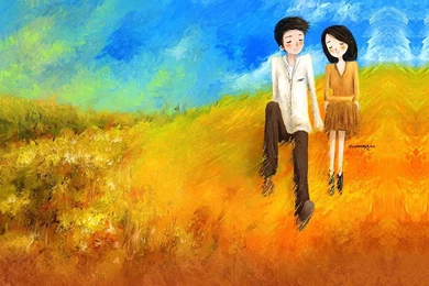 Selected Korean Style Wallpapers 7376   Korean Wallpapers   Cartoon ...