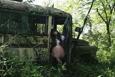 Old School Bus Modeling   Wallpapers