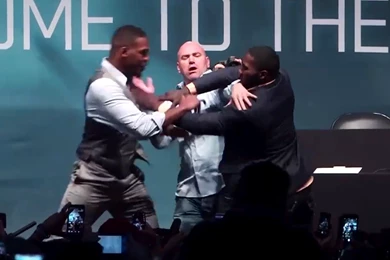 Jon Jones And Anthony Johnson Prank Dana White With Fake Face off ...
