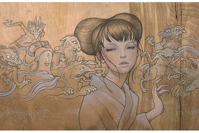 Download Audrey Kawasaki Wallpapers 1020x626