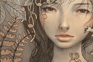 Women Gray Audrey Kawasaki Artwork 1 Wallpapers HD / Desktop And ...