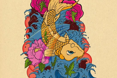 Tattoos Carp Wallpapers