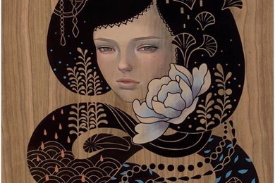 Audrey Kawasaki's New Series Of Darker Oil Paintings   My Modern Met