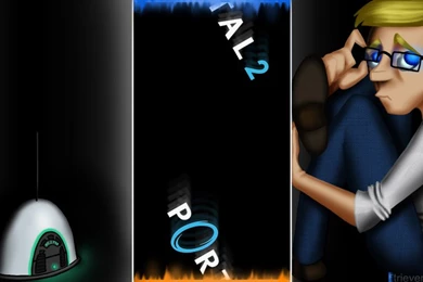 Portal Backgrounds By Triever On DeviantArt