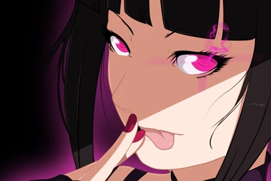 Street Fighter Tongue Anime Purple Eyes Super Street Fighter IV ...