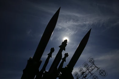 INTERCONTINENTAL MISSILE Ballistic Weapon Military Bomb Nuclear ...