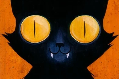 HALLOWEEN CAT, IPHONE WALLPAPER BACKGROUND