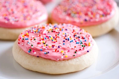 Frosted Sugar Cookies   (