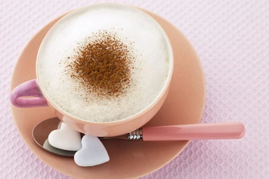 Download Wallpapers 1920x1200 Coffee, Cappuccino, Skin, Hearts ...