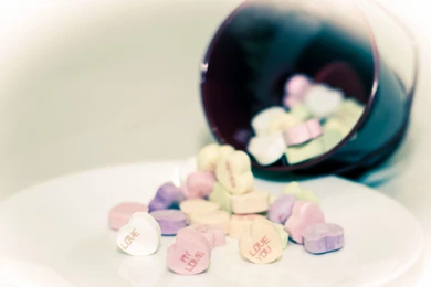 Sugar Hearts Love Cup Close Up Hd Wallpapers Wallpapers