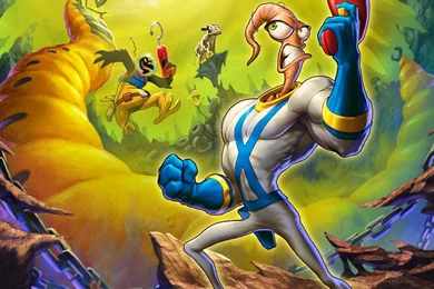 EARTHWORM JIM Adventure Animation Comedy Cartoon (13) Wallpapers ...