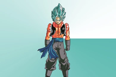 Saw The SSGSS Gogeta, Had To Make Another Wallpaper. : Dbz