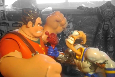 Wreck It Ralph VS Earthworm Jim By Deadman187 On DeviantArt